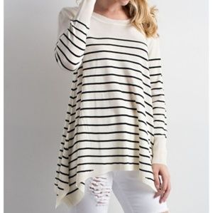 Striped Sweater Tunic